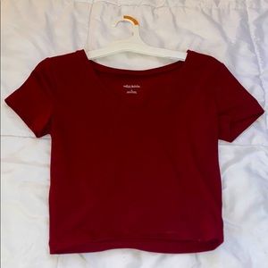 Plain Burgundy T!